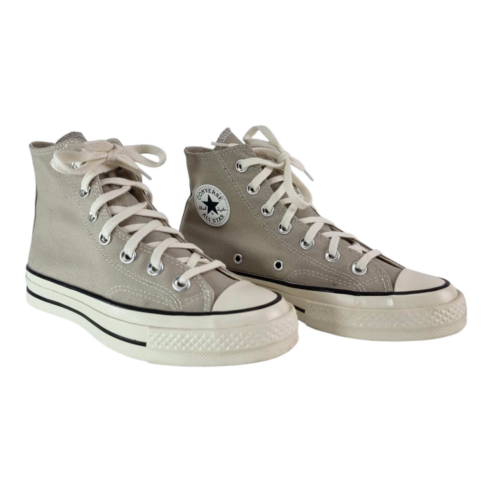 Converse All Star Chuck 70 Hi Top Sneakers Women's UK Size 4 Beige Trainers