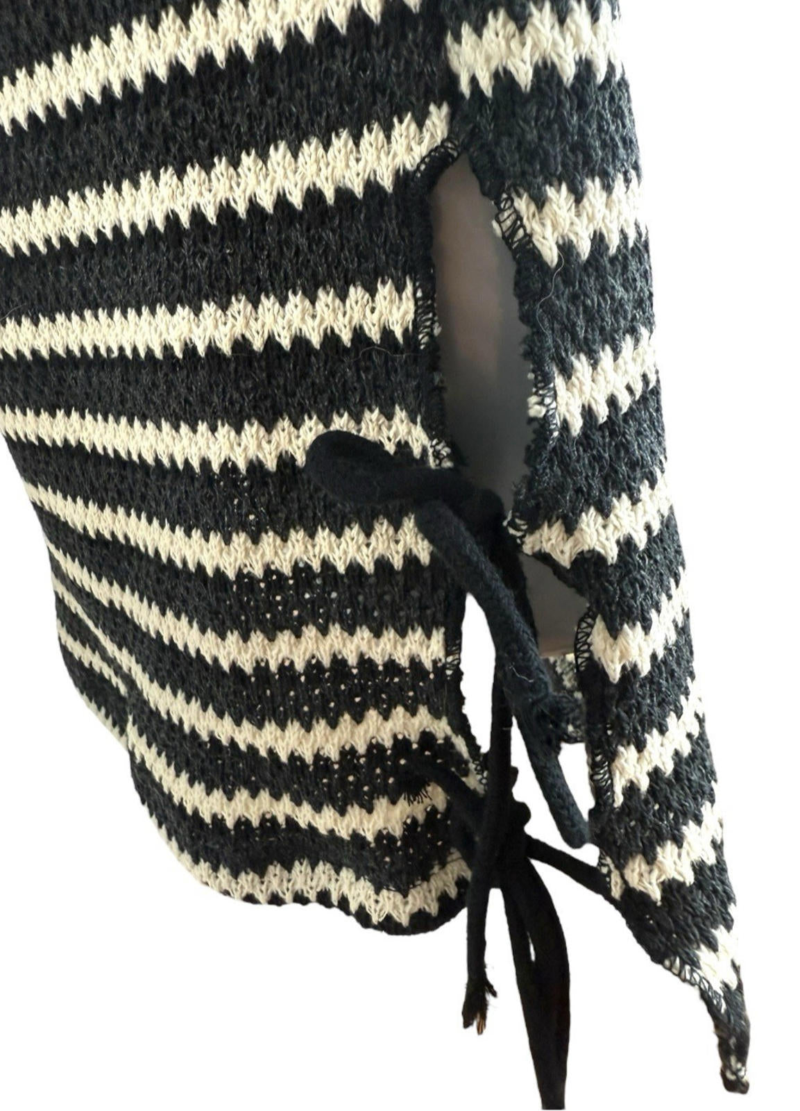 Pull&Bear Co Ord Set Skirt And Croptop Set Knitted Stripe Women’s UK Size S