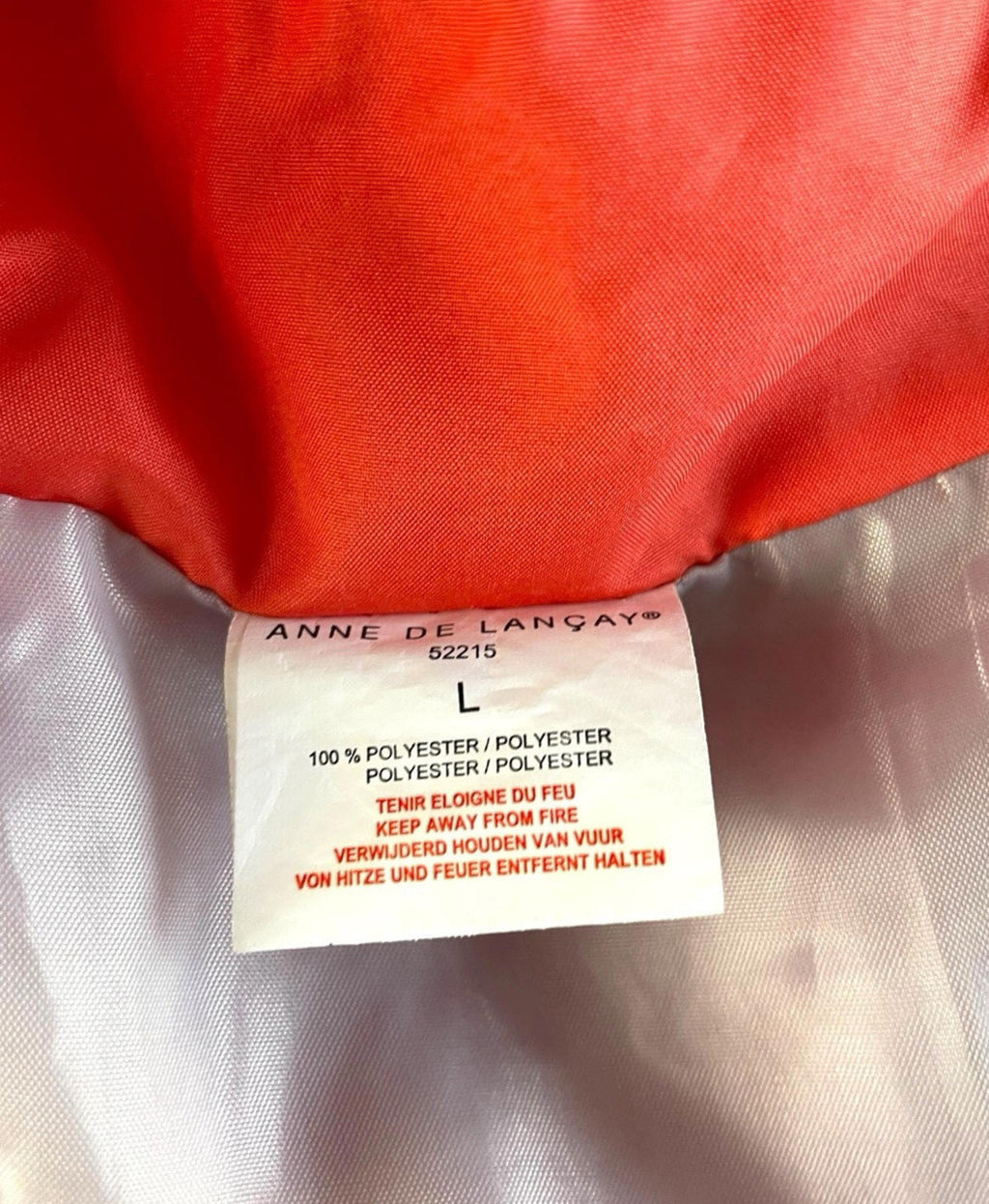 Padded Gilet Women’s UK Size L Orange Lightly Padded Zip Front Body Warmer Vest