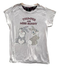 Official Disney Thumper & Miss Bunny Pink Graphic T-Shirt Women's Size M/10-12