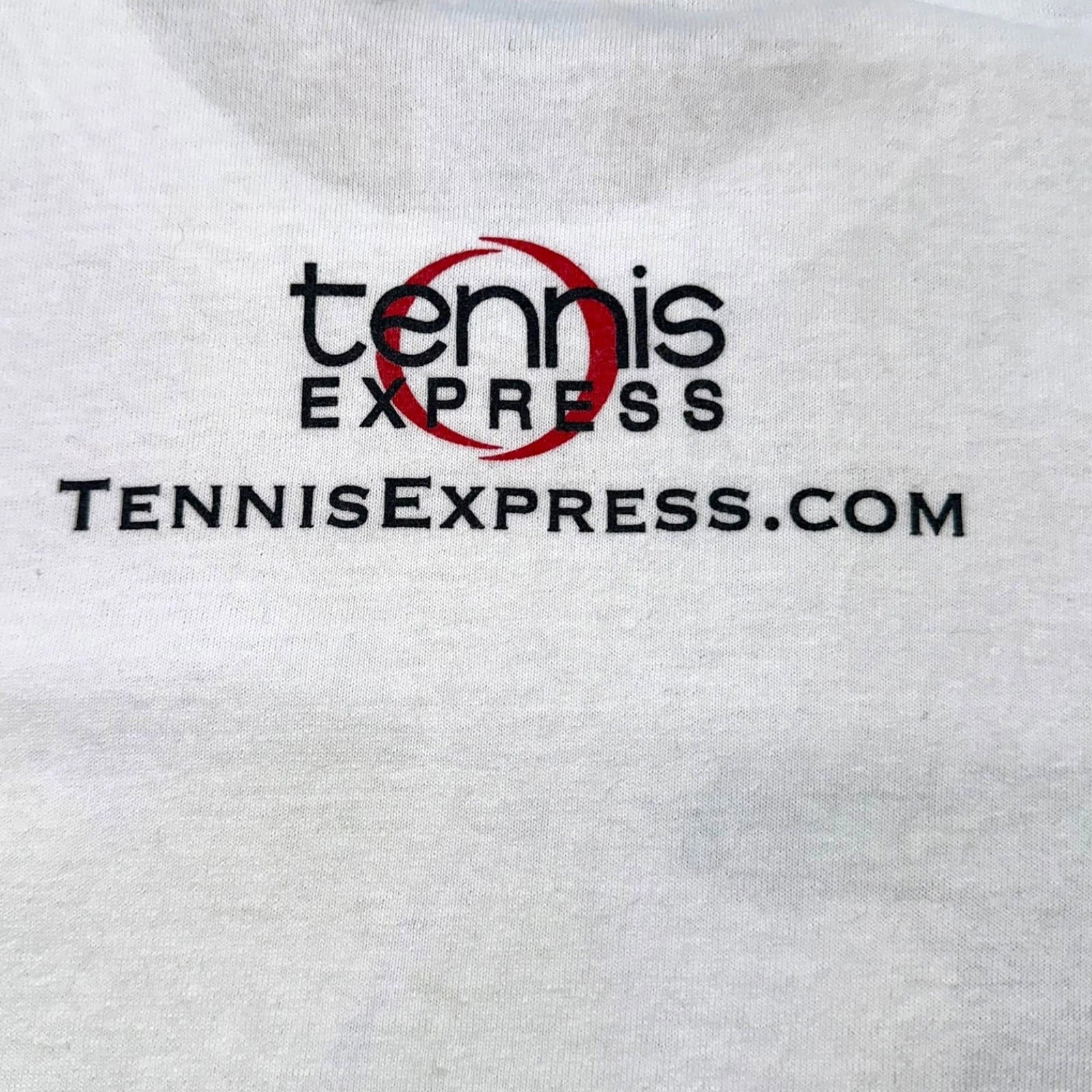 I Love Tennis T-Shirt Men's UK Size L White Graphic Print Short Sleeve Crew Neck