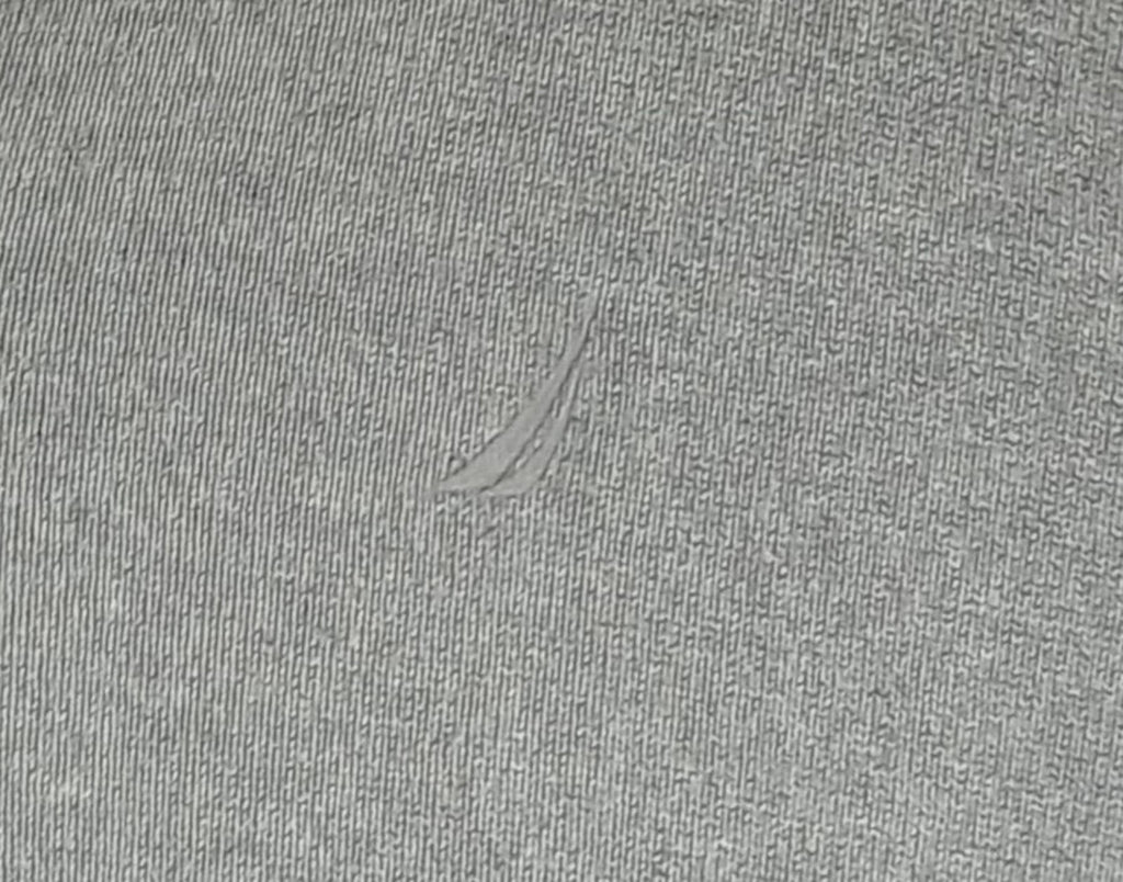 Nautica Knit Jumper Men's UK Size XL Grey Long Sleeve 1/4 Zip Sweater