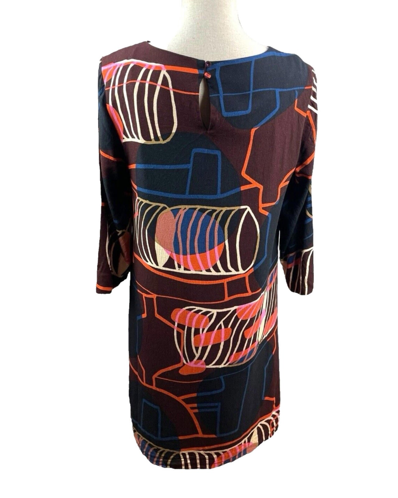 White Stuff Multicolour Pencil Dress Lined Women’s UK Size 12