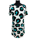 Zack London Mini Dress Leopard Print Lightweight Women’s UK Size 10
