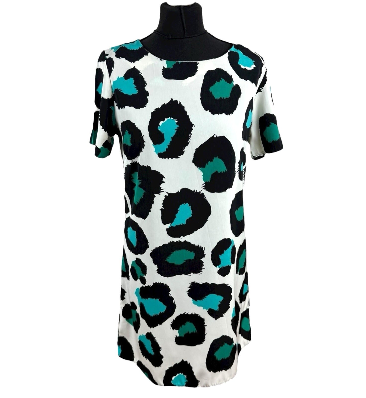 Zack London Mini Dress Leopard Print Lightweight Women’s UK Size 10