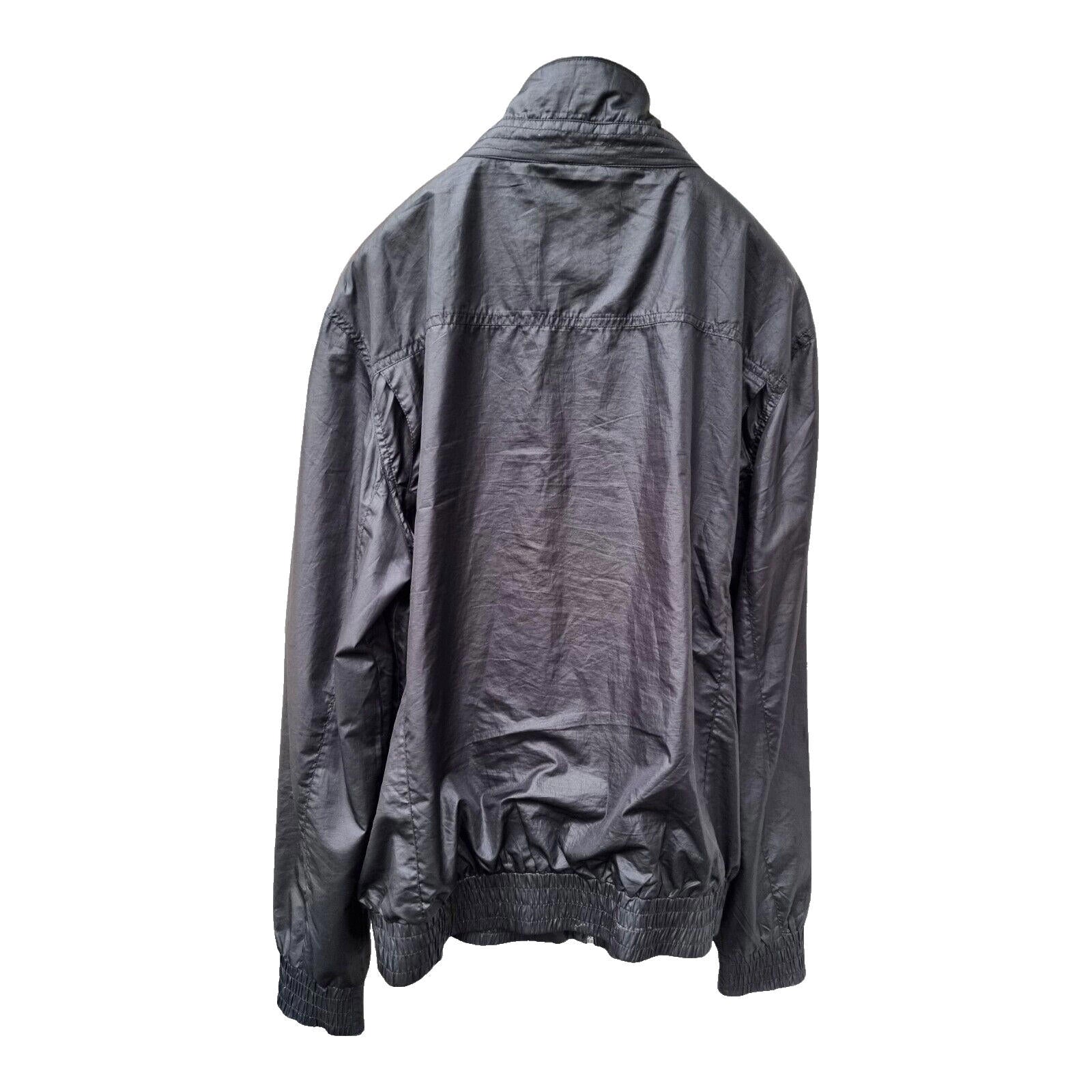 Topman Summer Jacket Black Bomber Lightweight Men's UK Size 2XL