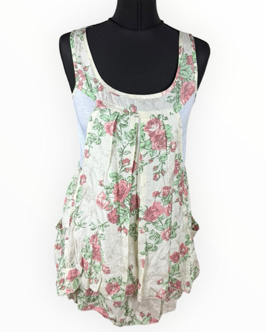 Apricot Pinafore Dress Layered Women’s UK Size M/L Mini Multicolour Summer