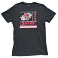 Devil's Red Central Graphic Print T-Shirt Men's Size L Black Crew Neck