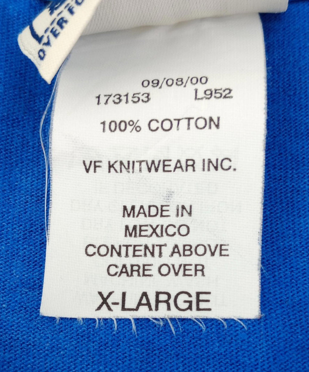 Vintage Lee NFC American Football T-Shirt Men's UK Size XL Blue Superbowl