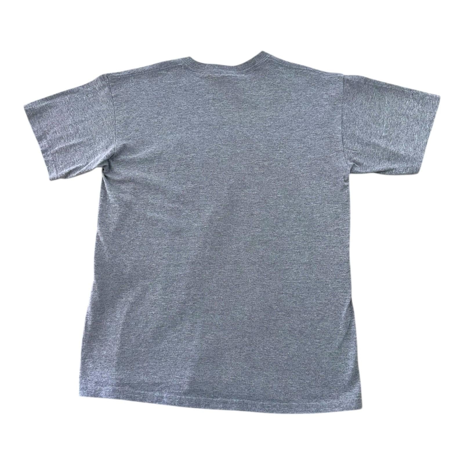 K-State T-Shirt Men's UK Size M Grey Graphic Print Football Short Sleeve