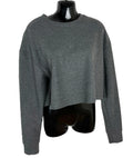 Zara Grey Crew Neck Sweater Soft Touch Cropped Women’s UK Size XS