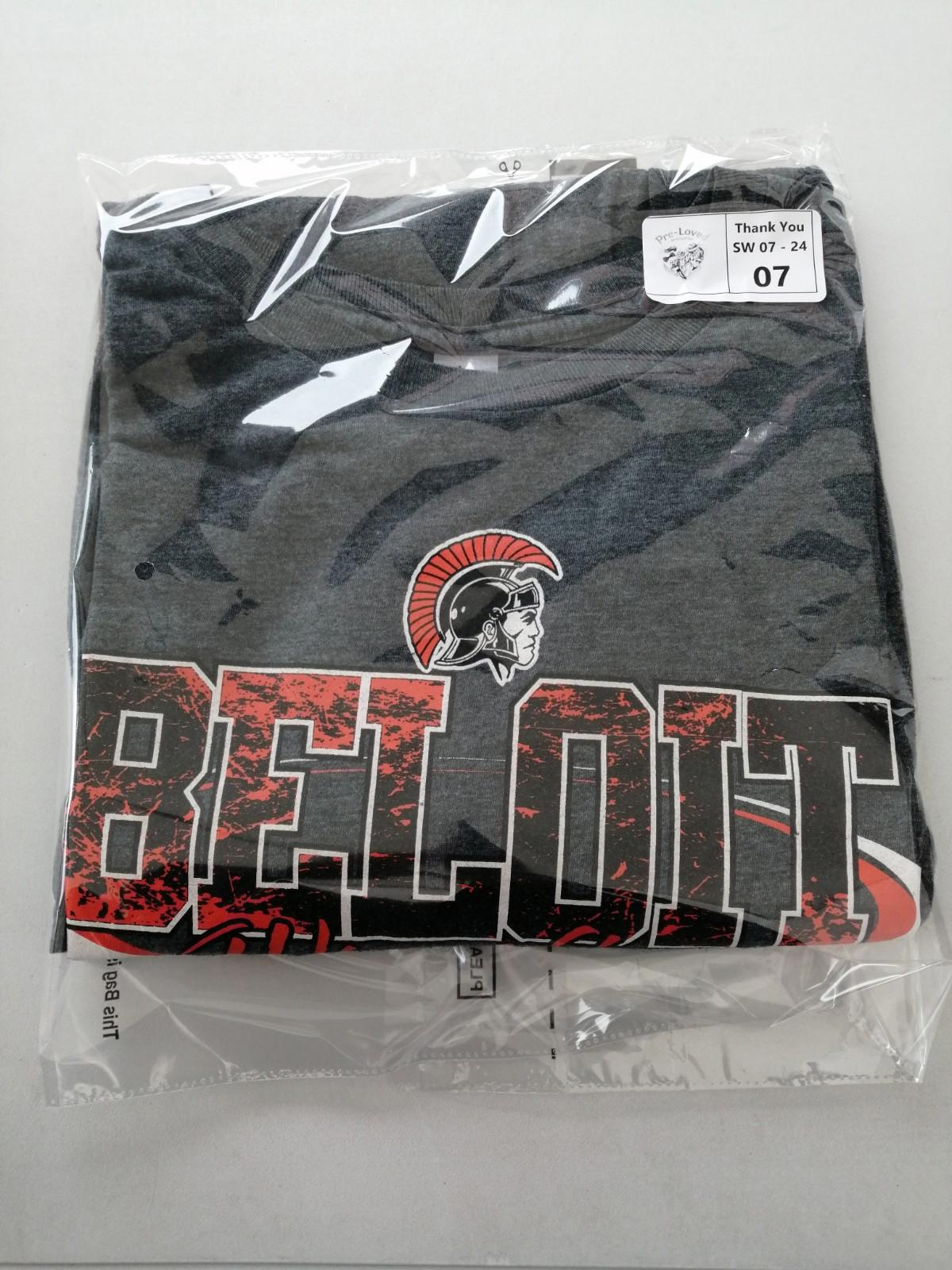 Beloit Wrestling 2022 Graphic Print T-Shirt Men's Size XL Slate Crew Neck