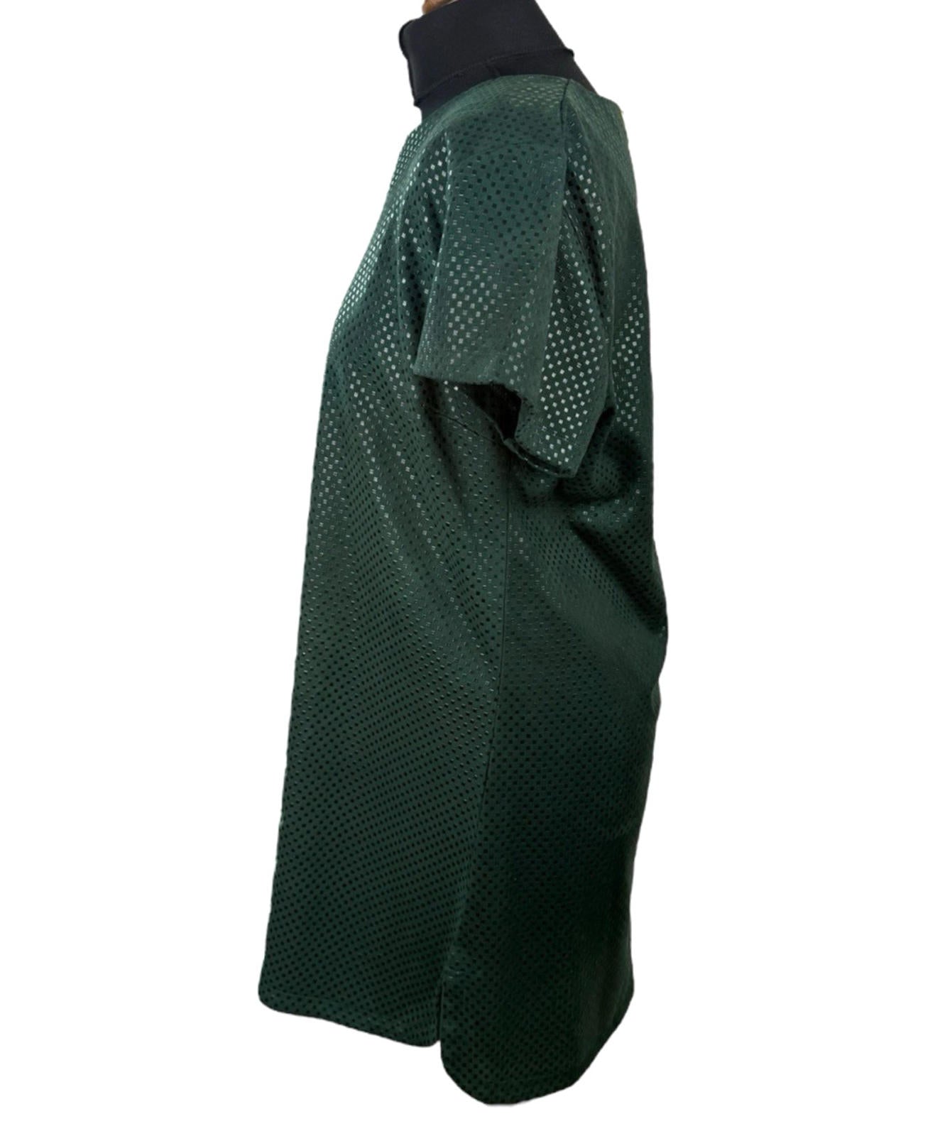 Fashion Union Mini Dress Dark Green Polka Dot Short Sleeve Women’s UK Size 16