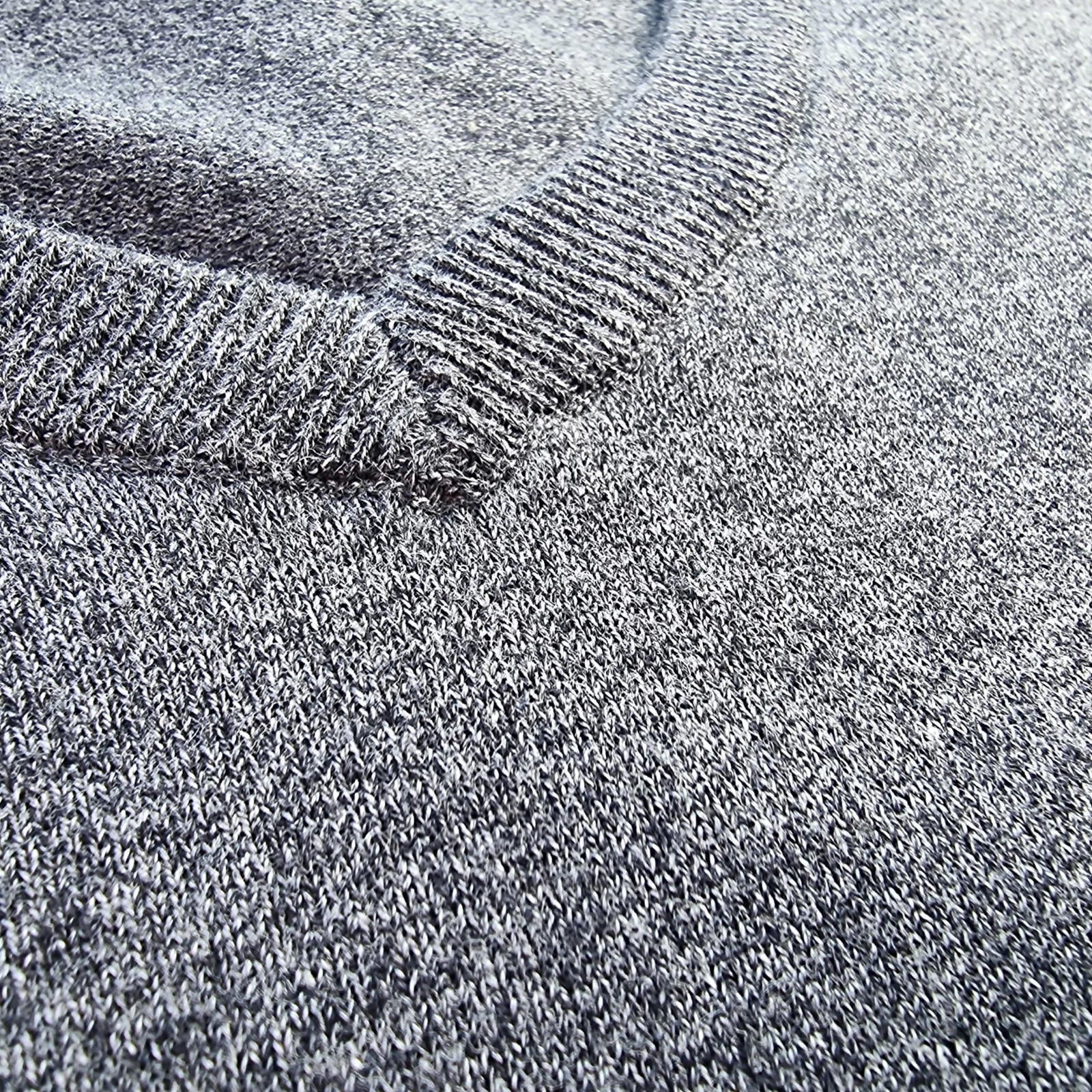 Next Knit Jumper Men's UK Size 2XL Grey V-Neck Sweater Soft Touch Lightweight