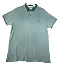 Cedarwood State Polo Shirt Men's Size 2XL Teal Blue Embroidered Logo 100% Cotton