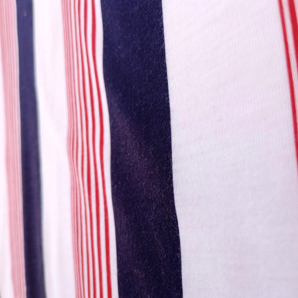 BooHoo MAN Vertical Stripe T-Shirt Men's UK Size S Crew Neck Short Sleeve Summer