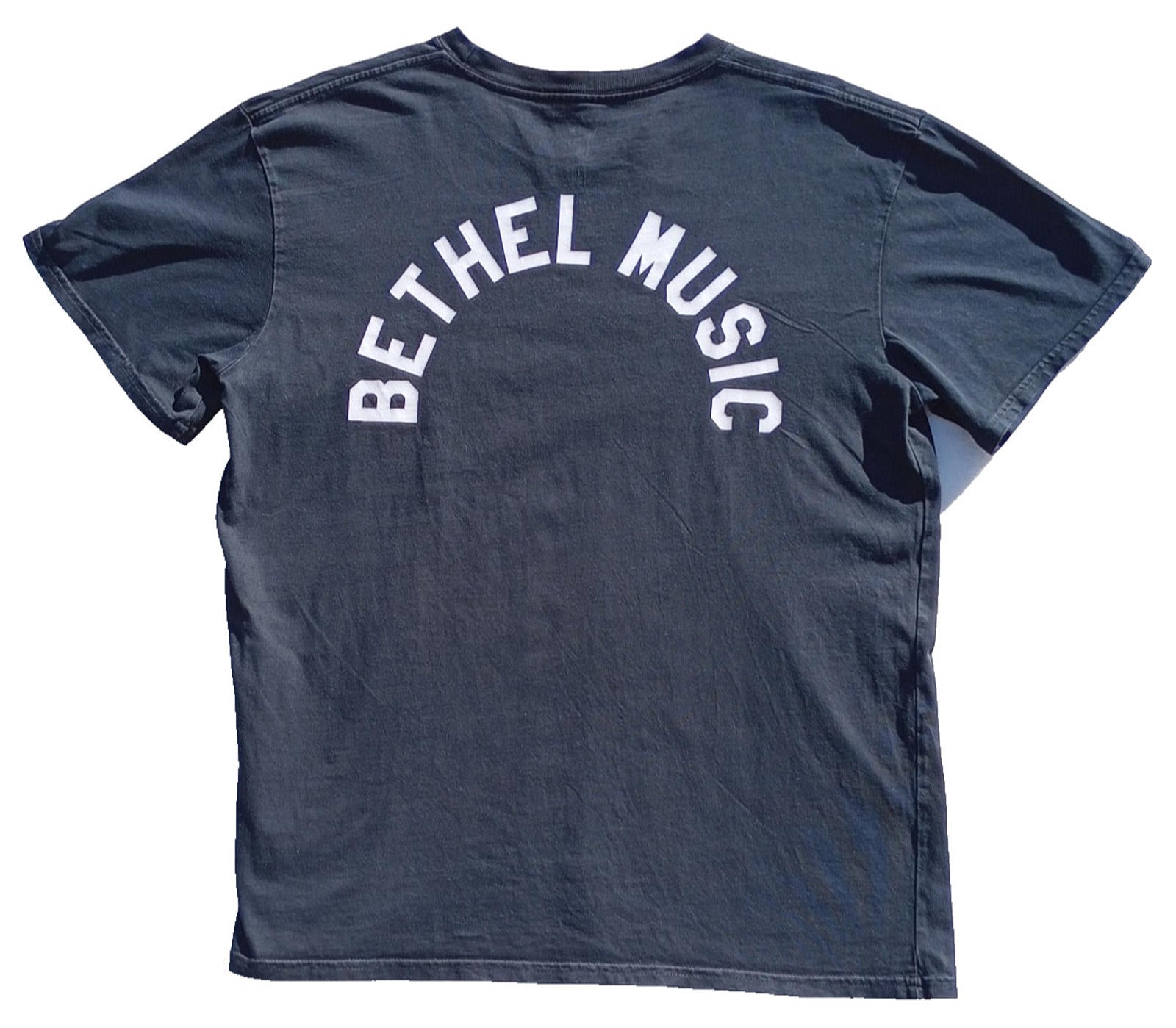 Bethel Music T-Shirt Men's UK Size L Black The Cross Has Spoken Graphic Print