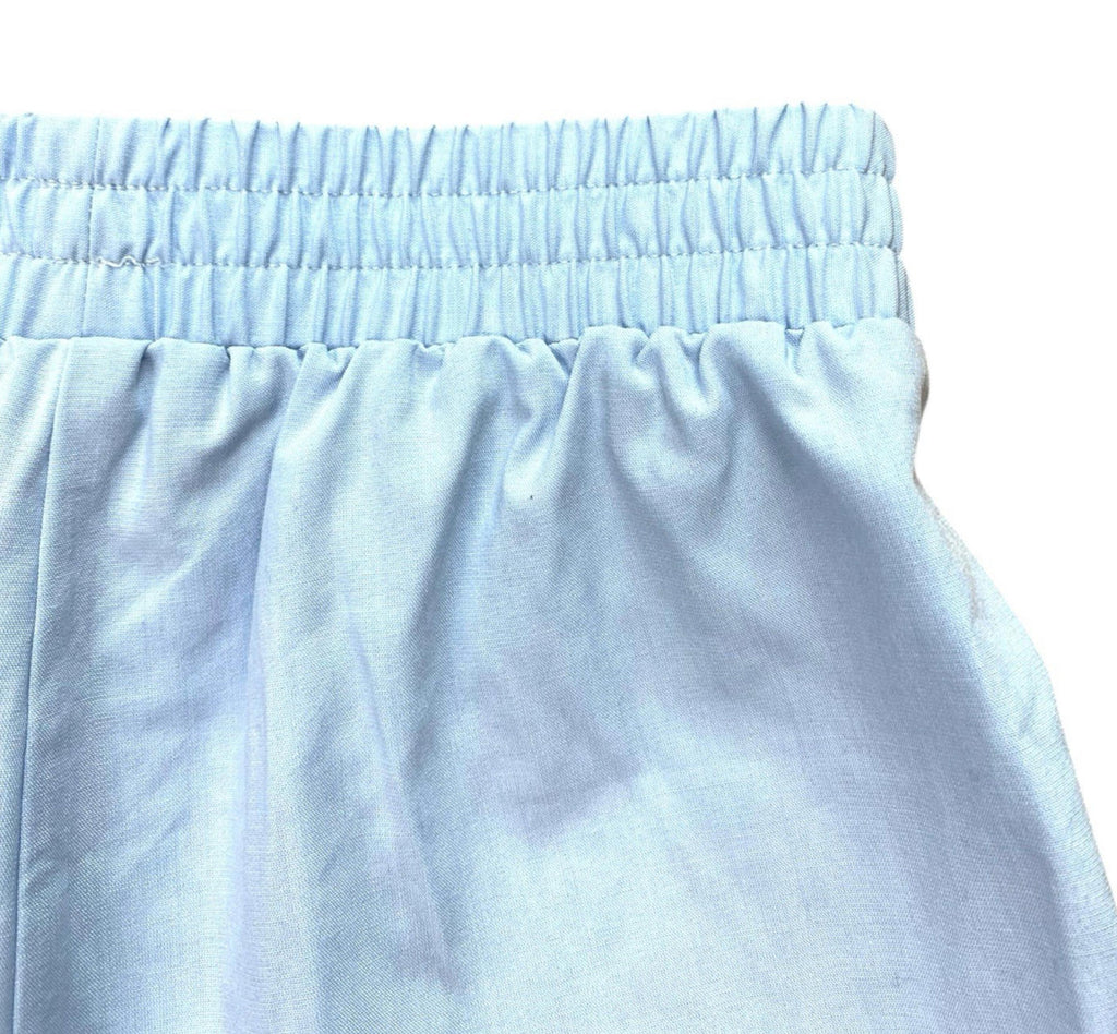 Pretty Little Thing Blue Boyfriend Shorts Elastic Waist Women’s UK Size 8