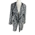 Thin Jacket George Black And White Open Front Women’s UK Size 16