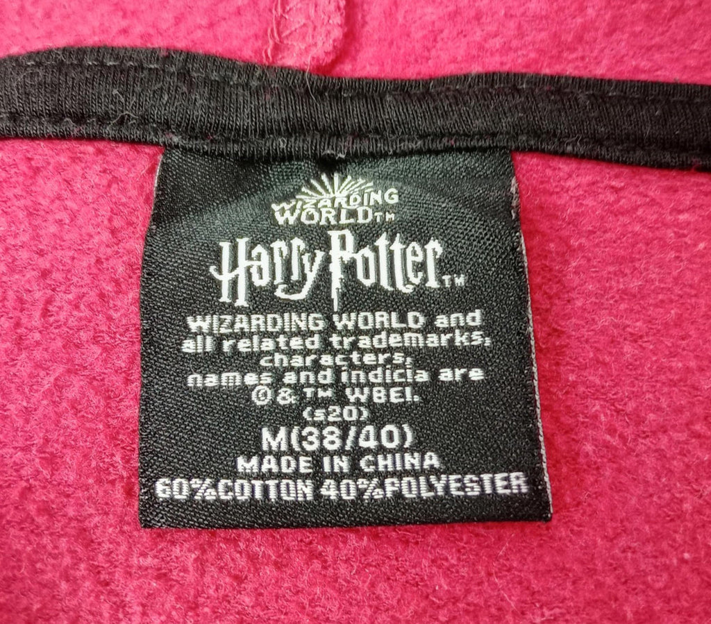 Wizarding World Harry Potter Hoodie Men's UK Size M Red Jersey Hooded Pockets