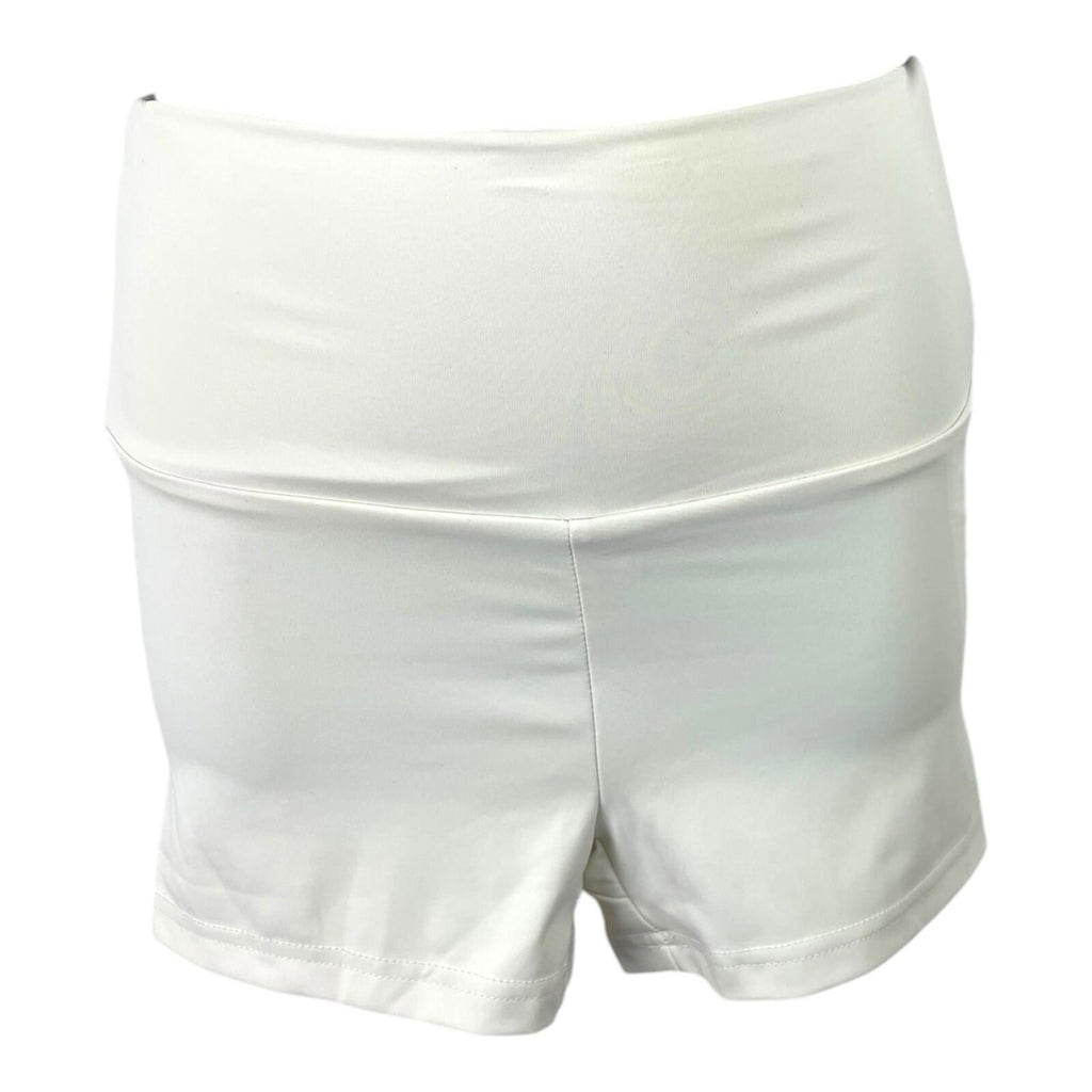 Stradivarius Co Ord Set Women’s UK Size XS Shorts & Crop Top Padded Ivory Lycra