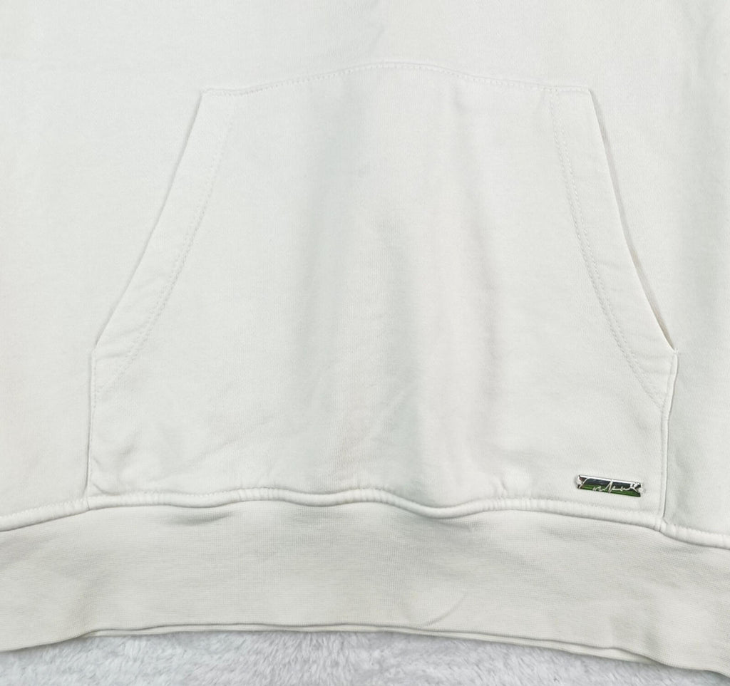 The Couture Club Hoodie Men's UK Size S White Jersey  Pockets Logo Embroidered