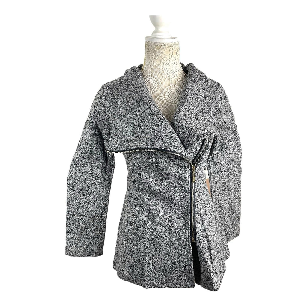 Airydress Coat Jacket Grey Speckled Mid Length Women’s UK Size S