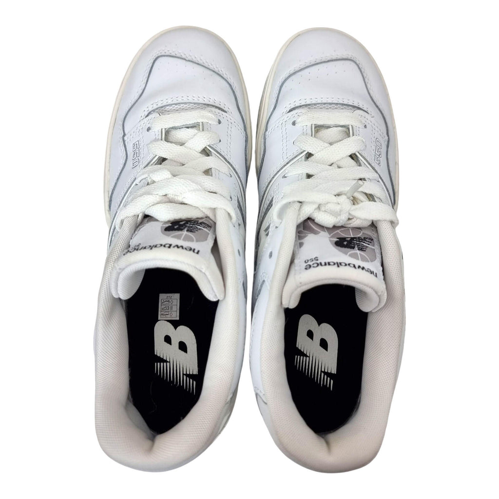 New Balance 550 Trainers Women's UK Size 4 White Grey Colorway Shoe Sneakers