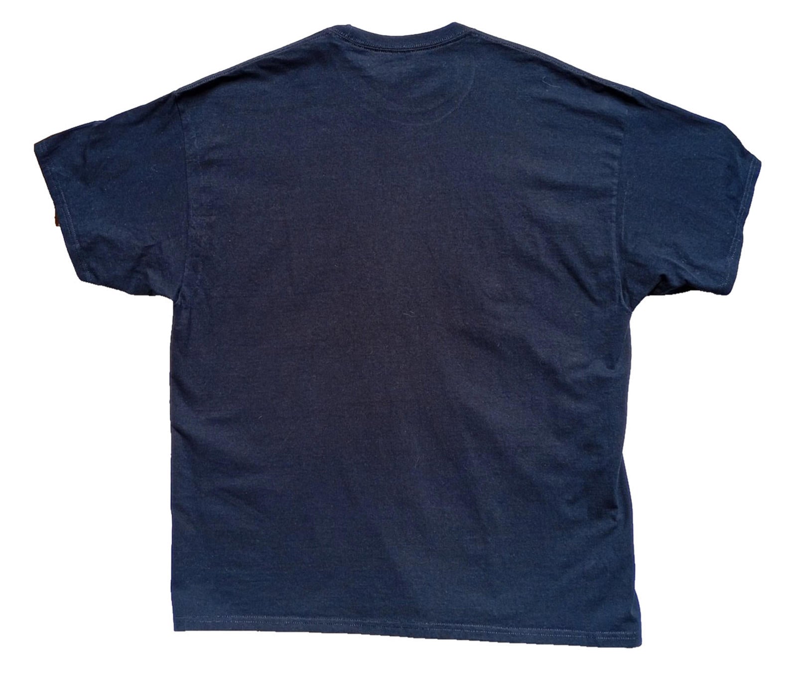 Graphic Print T-Shirt Men's UK Size 2XL Black Crew Neck 100% Cotton University
