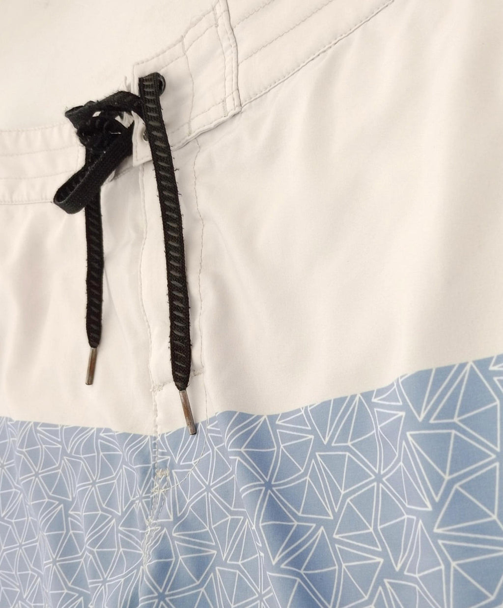 Skylark Swim Shorts Men's UK Size L Beige/Teal Polyester Rich Pockets Drawstring