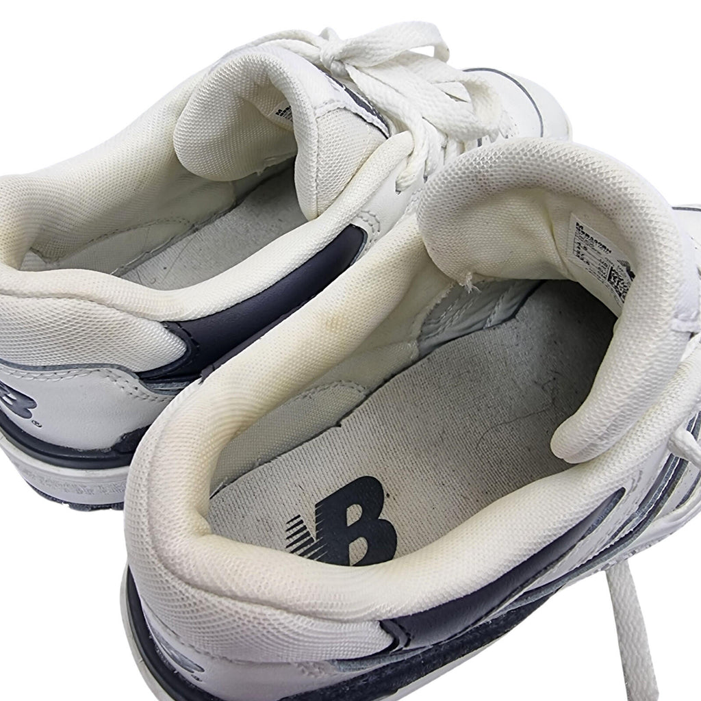 New Balance 550 Trainers Women's UK Size 4 Shoe White Black Synthetic Leather