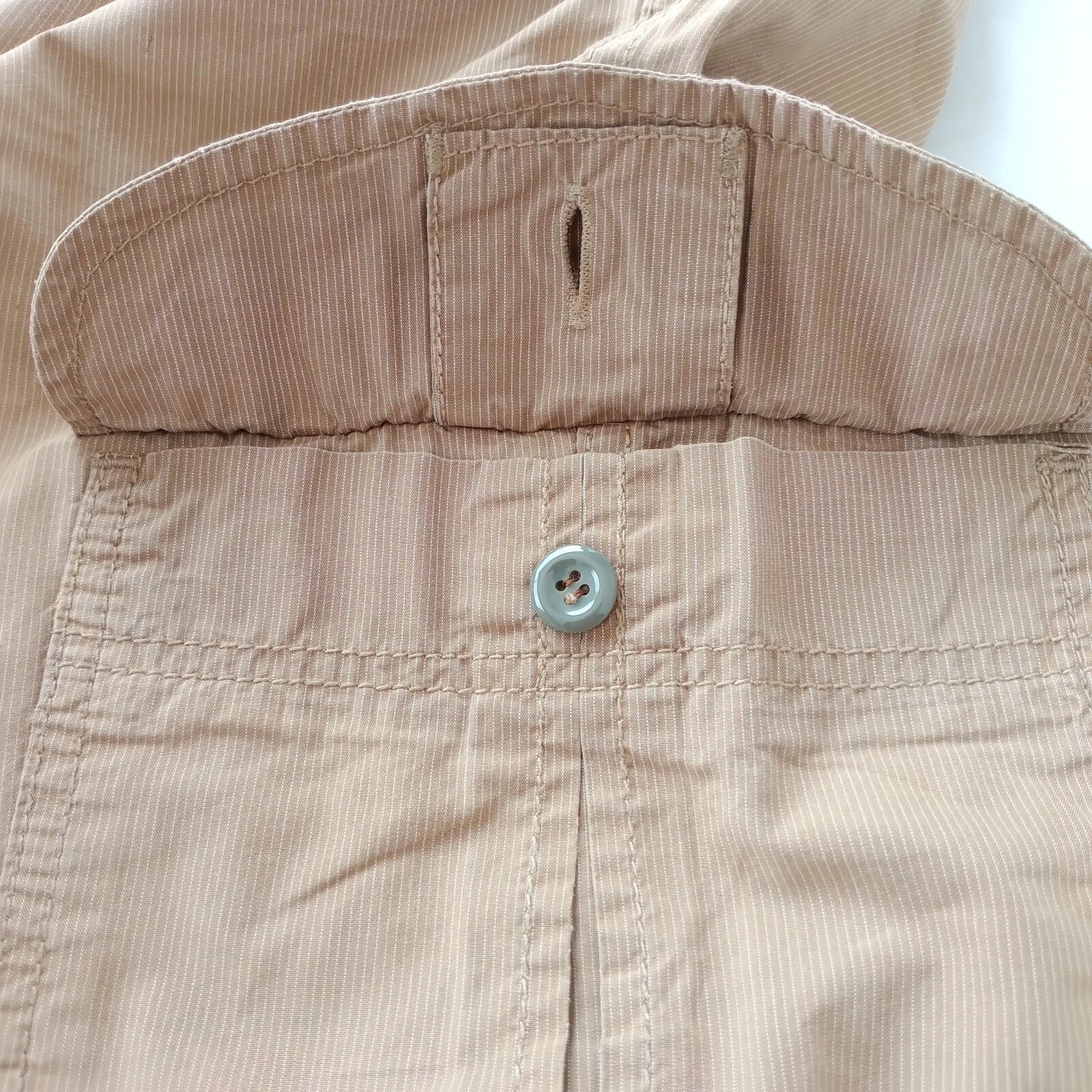 George Chino Shorts Men's UK Size Large Brown 100% Cotton Cargo Pockets
