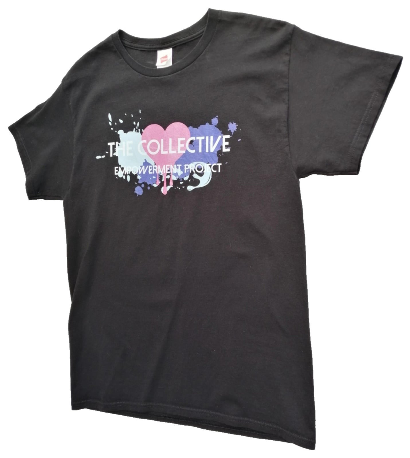 NYFW Empowerment T-Shirt Women's UK Size M Black Print Crew Neck 100% Cotton