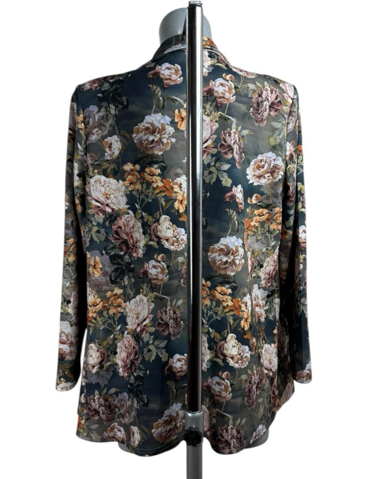 ASOS Floral Blazer Jacket Long Sleeve Collared Autumnal Women’s UK Size 10
