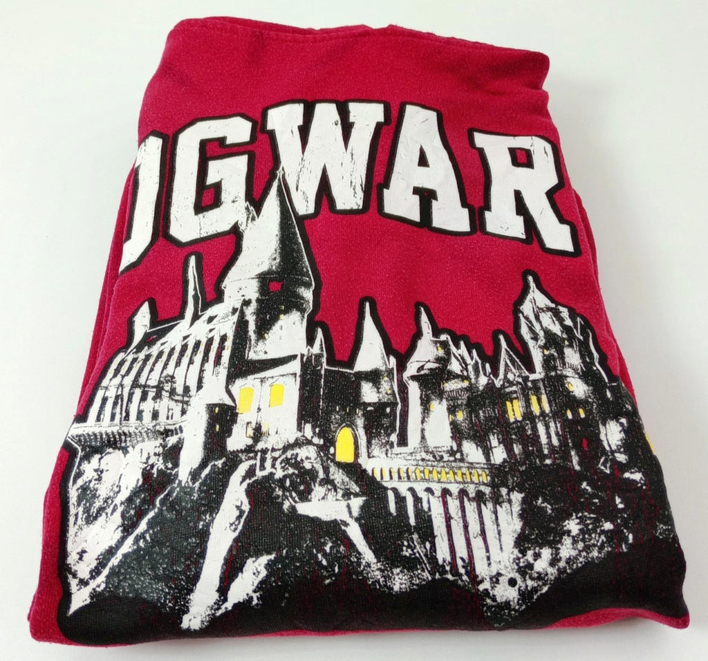 Wizarding World Harry Potter Hoodie Men's UK Size M Red Jersey Hooded Pockets