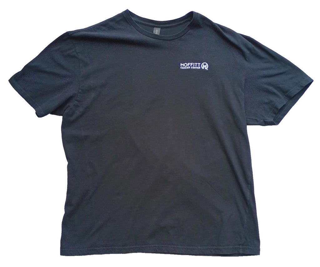 Moffitt Cancer Center T-Shirt Men's UK Size 2XL Black Crew Neck 100% Cotton