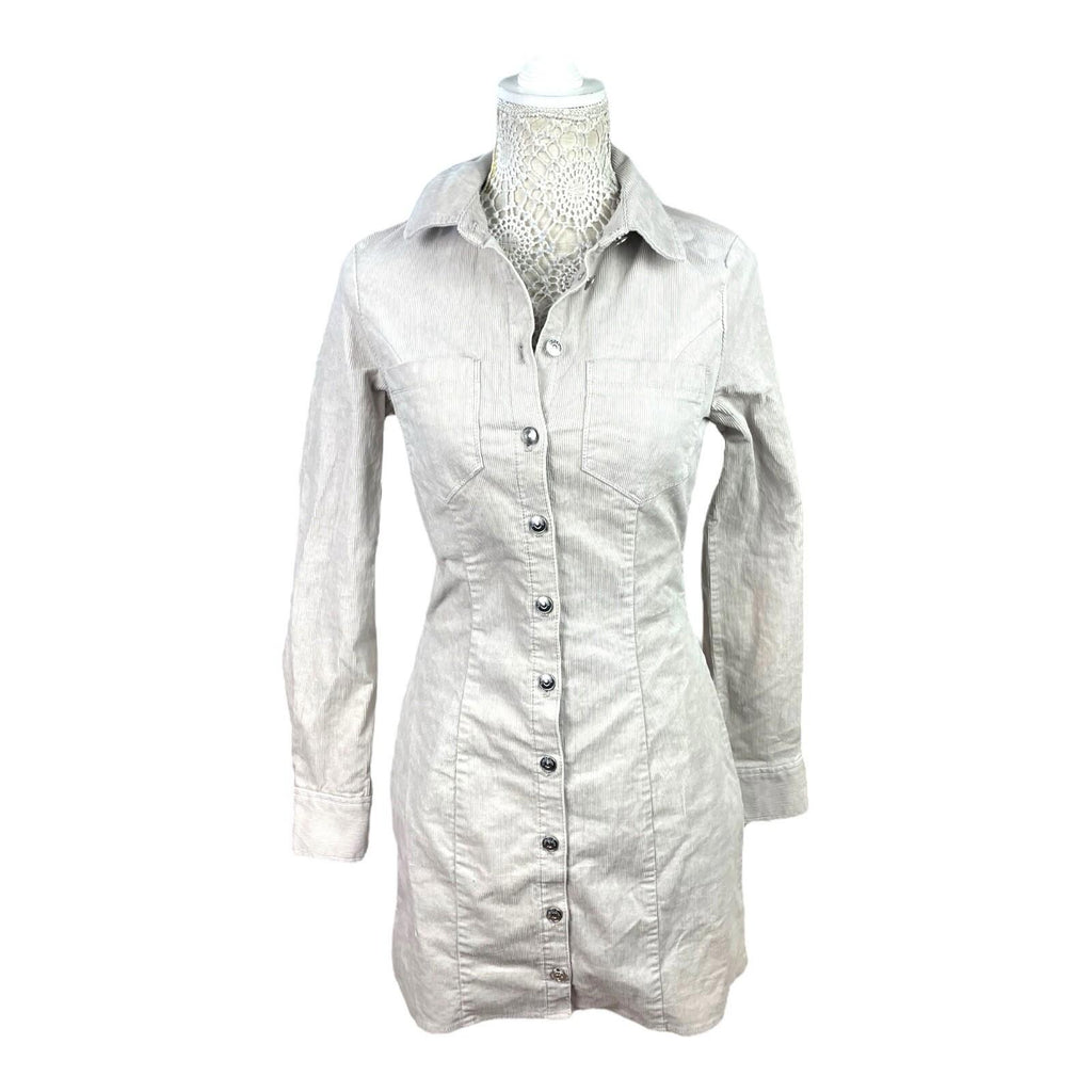 Divided Grieve Corduroy Shirt Dress Mini Collared Women’s UK Size 8