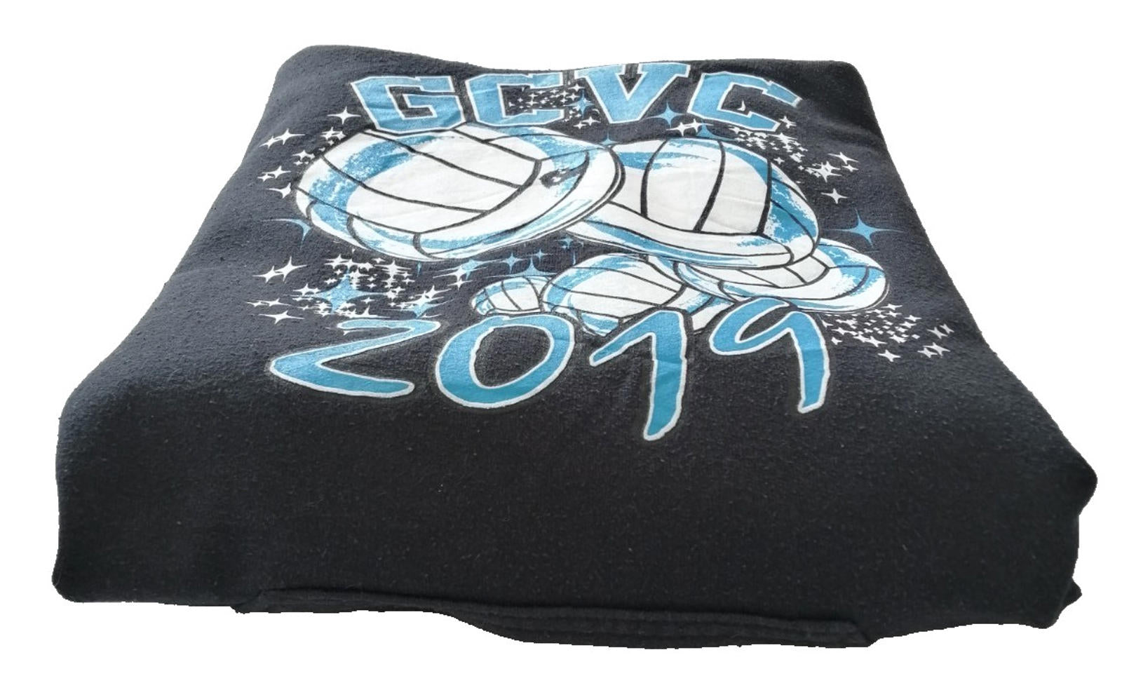 Volleyball Hoodie Women's Size S Graphic Print GCVC 2019 Sports Hooded Pockets