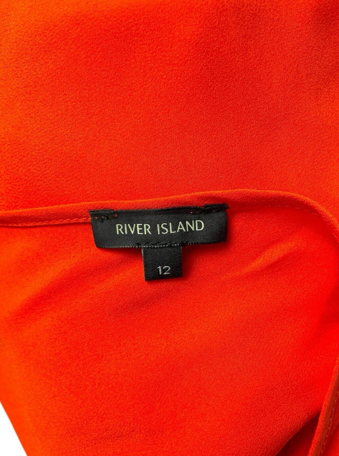 River Island Orange Vest Top Lightweight Women’s UK Size 12 Summer