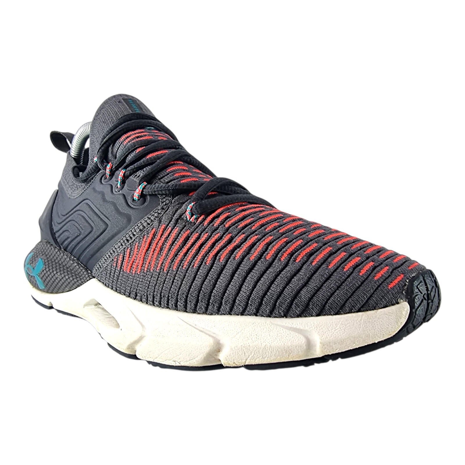 Under Armour HOVR Phantom 2 Trainers Men's UK Size 8 Grey Red INKNT Breathable