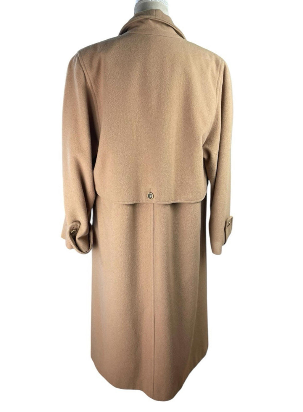 Glacier Vintage Trench Coat Long Pure New Wool Women’s UK Size 12