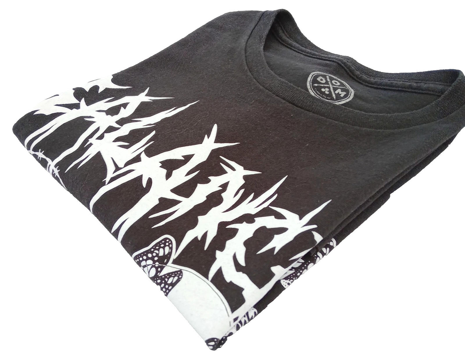 Balance Skull T-Shirt Men's UK Size S Black Crew Neck Light Dark Graphic Print
