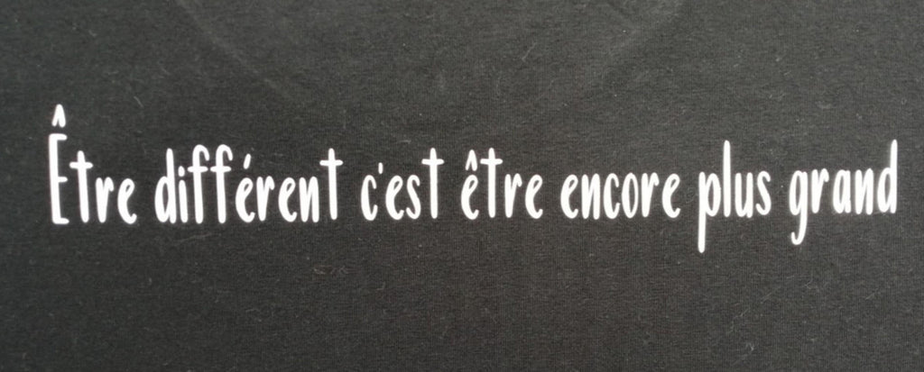 French Quote Graphic Print T-Shirt Men's Size XL Black Crew Neck