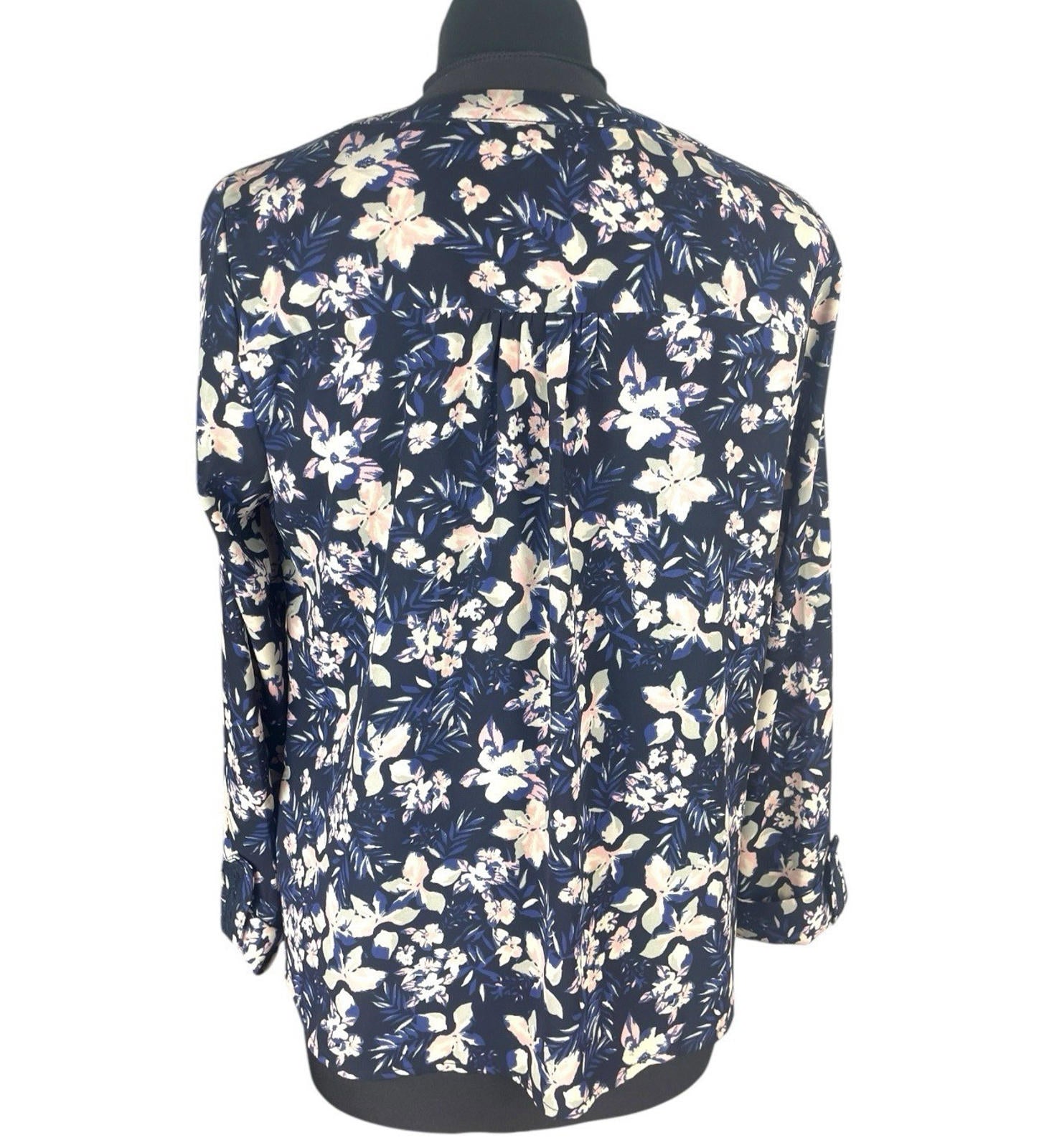 Skies Are Blue Floral Tunic Blouse Long Sleeve Women’s UK Size 8