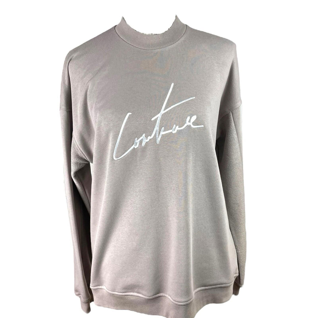 The Couture Club Signature Sweater Oversized Unlined Women’s UK Size XXS