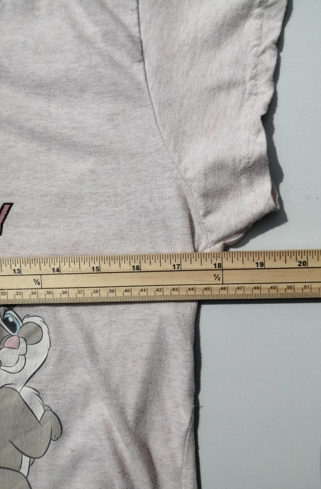 Official Disney Thumper & Miss Bunny Pink Graphic T-Shirt Women's Size M/10-12