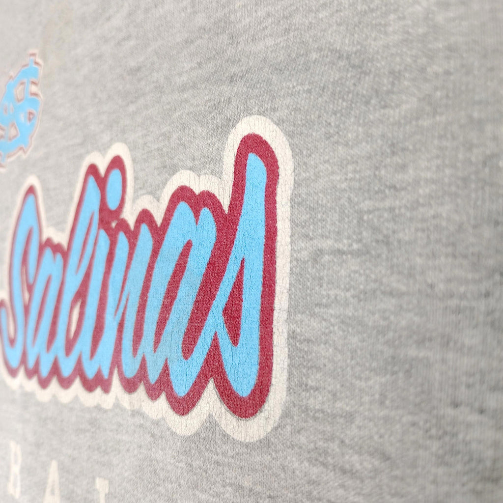 USA High School Baseball Hoodie Men's UK Size M Grey Jersey Hooded Pockets