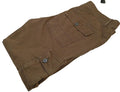 Easy Cargo Trousers Men's UK Size W38 L29 Brown 6 Pocket Design 100% Cotton