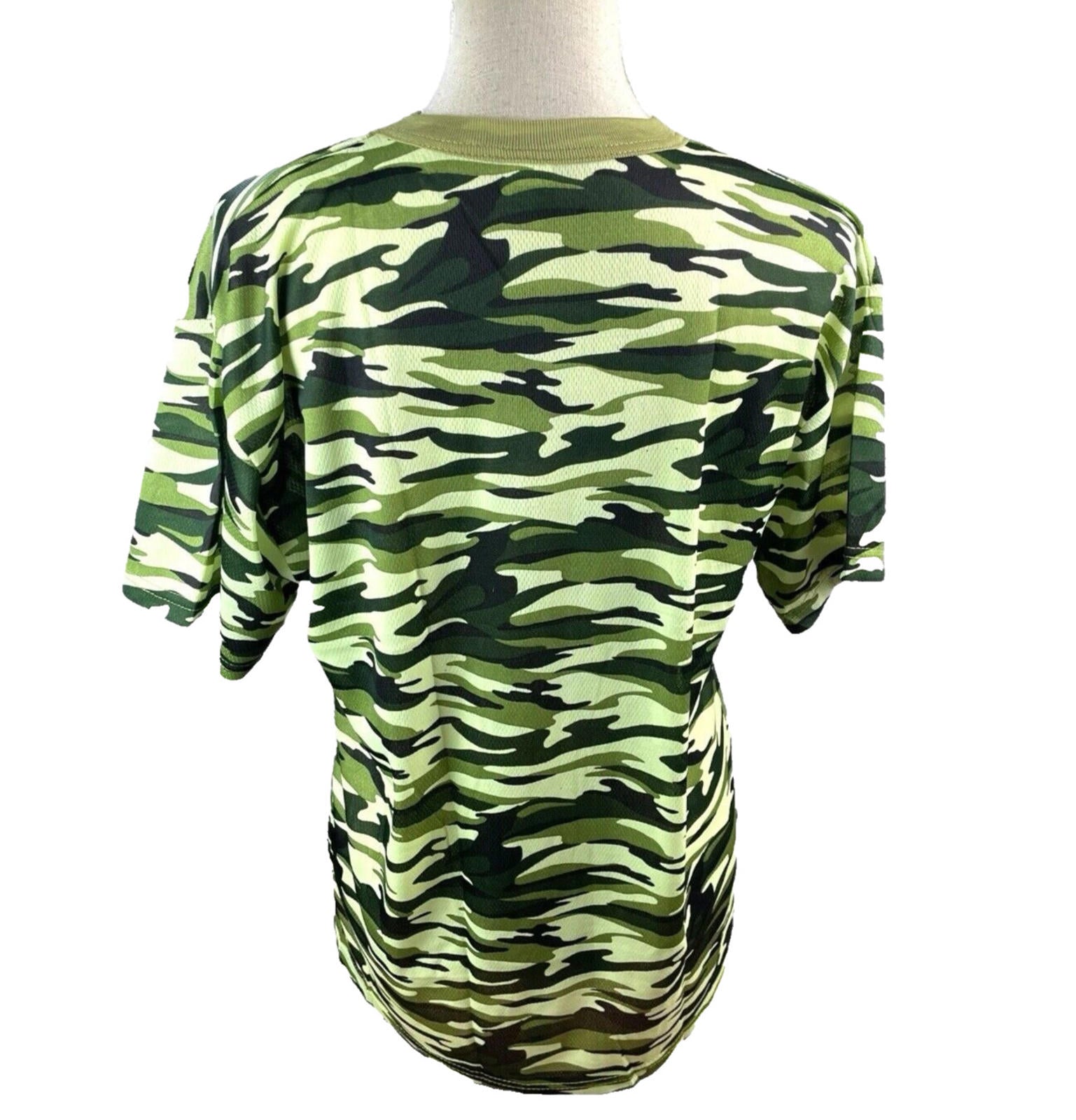 Camo Active Wear T-shirt Breathable Women’s UK Size M (10-12)
