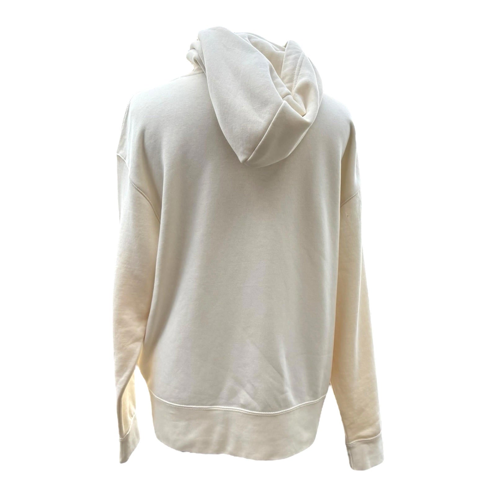 Nike Beige Hooded Sweatshirt Long Sleeve Logo Women’s UK Size XS Hoodie